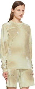 1017 ALYX 9SM Beige Printed Double Logo Sweatshirt