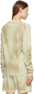 1017 ALYX 9SM Beige Printed Double Logo Sweatshirt