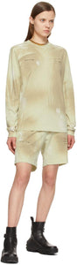 1017 ALYX 9SM Beige Printed Double Logo Sweatshirt