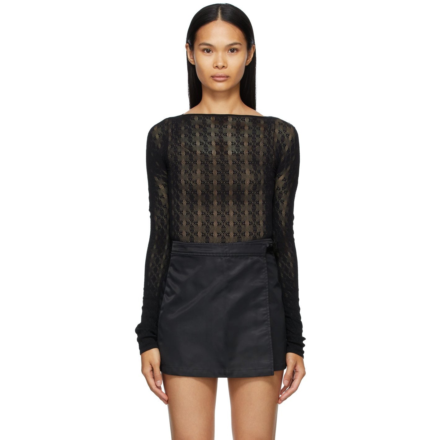 1017 ALYX 9SM Black 'A' Knit Bodysuit – BlackSkinny