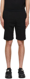 1017 ALYX 9SM Black Double Logo Shorts - 1017 Shorts de logo noir Noir Alyx 9SM - 1017 ALYX 9SM 블랙 더블 로고 반바지