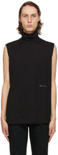 1017 ALYX 9SM Black High Neck Tank Top - 1017 Alyx 9sm Noir Débardeur High Col Débardeur - 1017 ALYX 9SM 블랙 하이 넥 탱크 탑