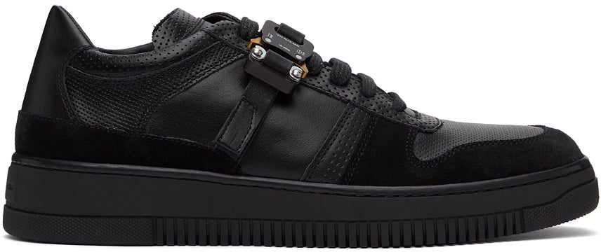 1017 ALYX 9SM Black Leather Buckle Sneakers – BlackSkinny