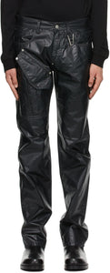 1017 ALYX 9SM Black Moonlit Cargo Jeans - 1017 Jeune cargo noir de 9sm de 9sm de 9sm - 1017 ALYX 9SM 검은 달빛 달빛화물 청바지