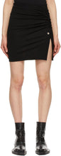 1017 ALYX 9SM Black Viscose Miniskirt - 1017 ALYX 9SM Minisject de viscose noir de 9sm - 1017 ALYX 9SM 블랙 viscose miniskirt.