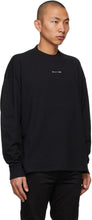 1017 ALYX 9SM Black Visual Logo Long Sleeve T-Shirt