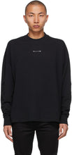 1017 ALYX 9SM Black Visual Logo Long Sleeve T-Shirt - 1017 T-shirt à manches longues Visuelle Visuelle Noire Alyx 9SM - 1017 ALYX 9SM 블랙 비주얼 로고 긴 소매 티셔츠