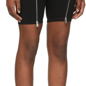 1017 ALYX 9SM Black Zippered Biker Shorts