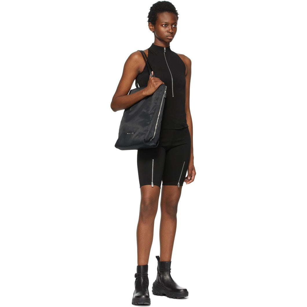 1017 ALYX 9SM Black Zippered Biker Shorts