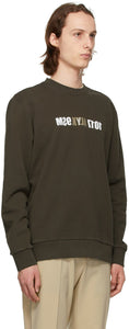 1017 ALYX 9SM Brown Mirrored Logo Sweatshirt