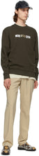 1017 ALYX 9SM Brown Mirrored Logo Sweatshirt