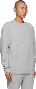 1017 ALYX 9SM Grey Crewneck Visual Sweatshirt