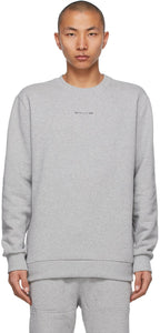 1017 ALYX 9SM Grey Crewneck Visual Sweatshirt - 1017 Sweat-shirt visuel de Crewneck gris Alyx 9sm gris - 1017 ALYX 9SM 회색 CRWNECK Visual Sweatshirt
