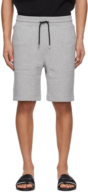 1017 ALYX 9SM Grey Sweatpant Shorts - 1017 Shorts de survêtement de bois de survêtement gris Alyx 9sm - 1017 ALYX 9SM 그레이 스웨트 팬츠 반바지