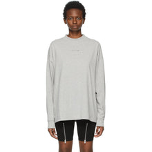 1017 ALYX 9SM Grey Visual Logo Long Sleeve T-Shirt - 1017 T-shirt à manches longues Visuelle Visuelle Visuelle Gris Alyx 9sm - 1017 ALYX 9SM 그레이 비주얼 로고 긴 소매 티셔츠