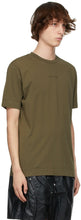 1017 ALYX 9SM Khaki Address Logo T-Shirt