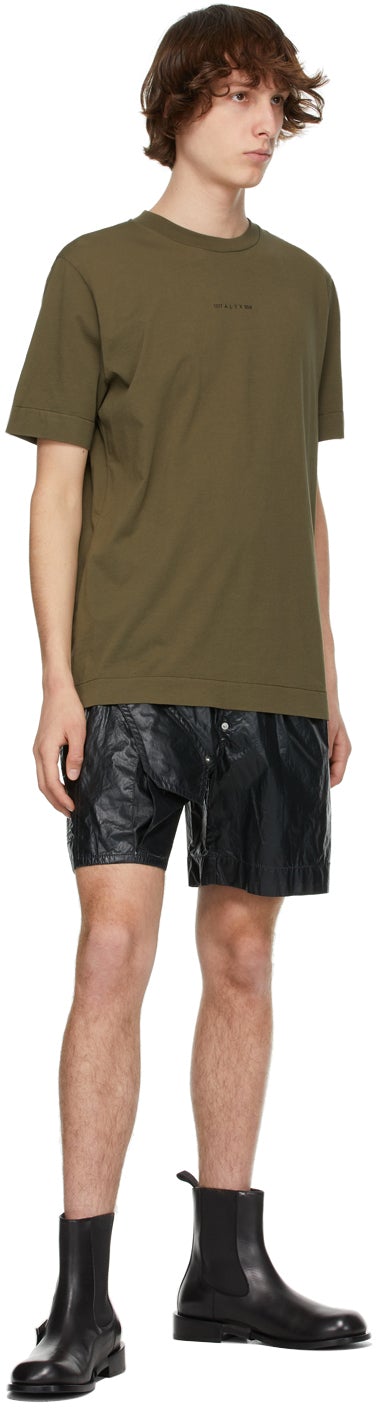 1017 ALYX 9SM Khaki Address Logo T-Shirt