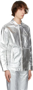 1017 ALYX 9SM Silver Foil Denim Jacket