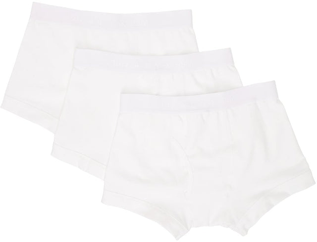 1017 ALYX 9SM Three-Pack White Logo Boxers - 1017 Box d'ALYX 9SM TROIS LOGO WHILE - 1017 ALYX 9SM 3 팩 화이트 로고 복서