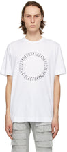 1017 ALYX 9SM White Cube Chain T-Shirt - 1017 T-shirt à chaîne de cube blanc de 9sm ALYX 9SM - 1017 ALYX 9SM 화이트 큐브 체인 티셔츠
