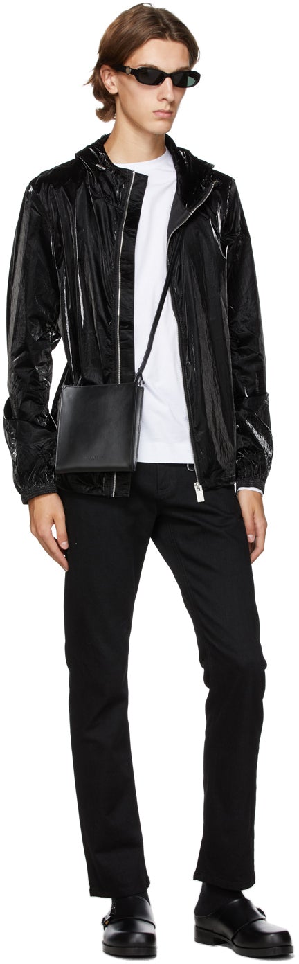 1017 ALYX 9SM White Double Logo Long Sleeve T-Shirt