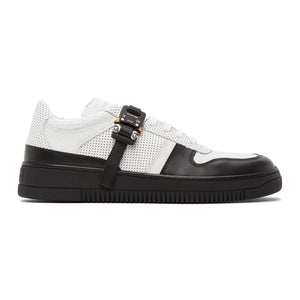1017 ALYX 9SM White and Black Buckle Sneakers