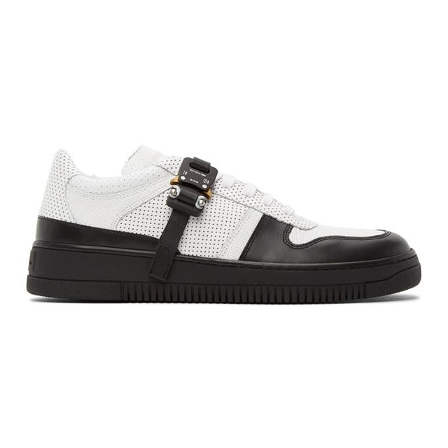 1017 ALYX 9SM White and Black Buckle Sneakers
