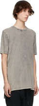 11 by Boris Bidjan Saberi Grey Acid Basic T-Shirt
