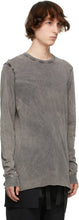 11 by Boris Bidjan Saberi Grey Acid LS1B Long Sleeve T-Shirt