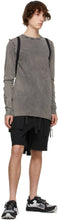 11 by Boris Bidjan Saberi Grey Acid LS1B Long Sleeve T-Shirt
