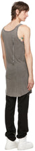 11 by Boris Bidjan Saberi Grey Acid Tank Top