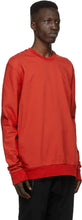 11 by Boris Bidjan Saberi Red Dye Sweatshirt