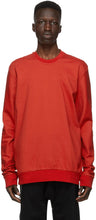 11 by Boris Bidjan Saberi Red Dye Sweatshirt - 11 de Boris Bidjan Saberi Red Dye Sweat-shirt - 11 Boris Bidjan Saberi Red Dye Sweatshirt