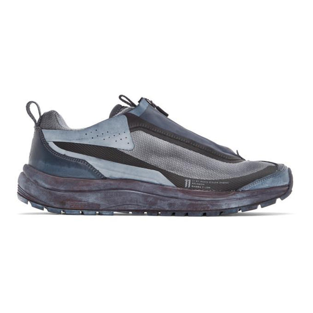 11 by Boris Bidjan Saberi Blue and Black Salomon Edition Bamba 2 Low Sneakers