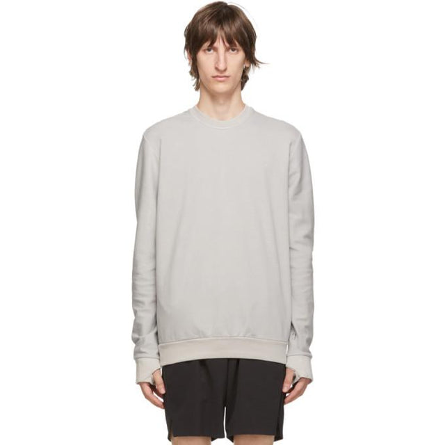 11 by Boris Bidjan Saberi Grey Cotton Sweatshirt