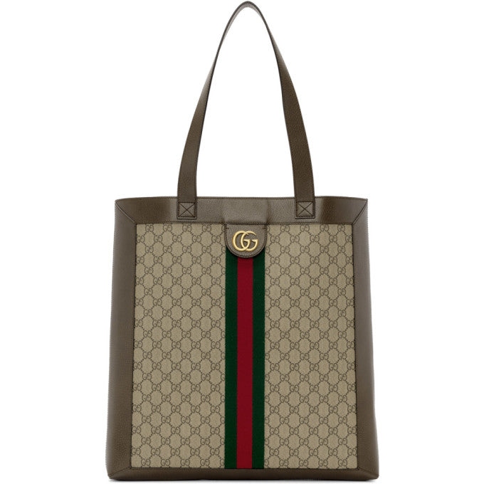 Gucci Brown GG Ophidia Tote