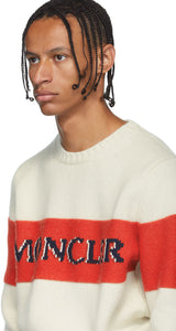 Moncler Genius 2 Moncler 1952 Beige Maglione Tricot Sweater