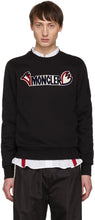 Moncler 2 Moncler 1952 Black Logo Sweatshirt - Sweat-shirt de logo noir Moncler 2 Moncler 1952 - Moncler 2 Moncler 1952 블랙 로고 스웨터