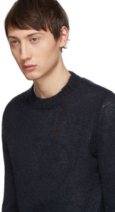 Moncler 2 Moncler 1952 Black Mohair Sweater