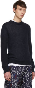 Moncler 2 Moncler 1952 Black Mohair Sweater