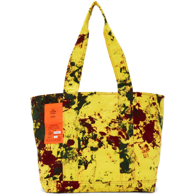 S.R. STUDIO. LA. CA. Yellow SOTO Hand-Dyed Laundry Tote