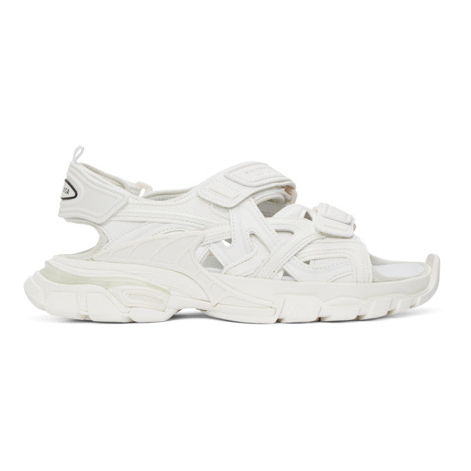 Balenciaga White Track Sandals