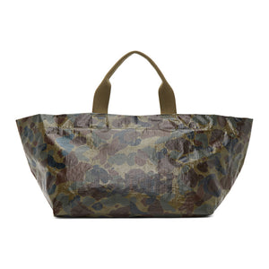 Comme des Garcons Homme Green Camo Logo Tote