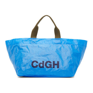 Comme des Garcons Homme Blue Logo Tote