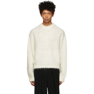 Fumito Ganryu Off-White Dolman Sleeve Sweater