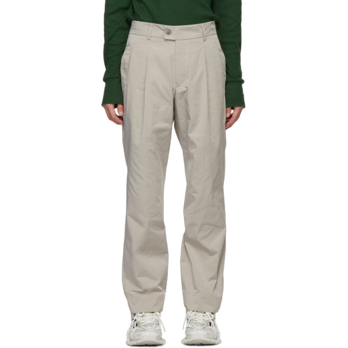 Serapis Grey Nylon Trousers