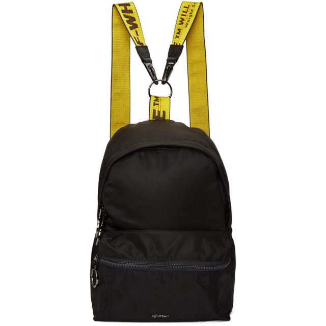 Off-White Black Nylon Mini Backpack