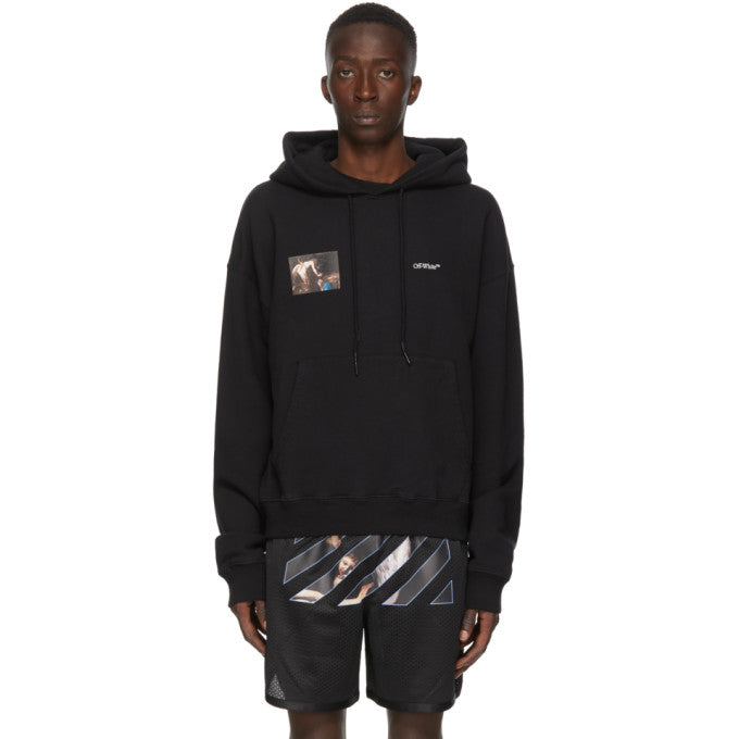 Off-White Black Caravaggio Angel Arrows Hoodie