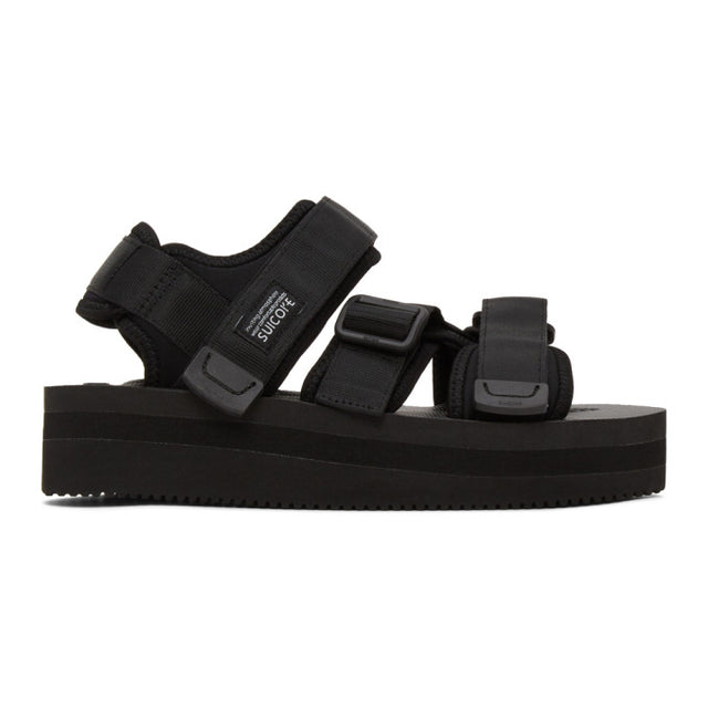 Suicoke Black Kisee-VPO Sandals