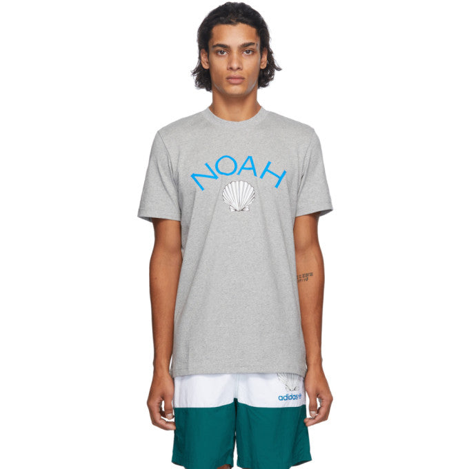 Noah Grey adidas Originals Edition Shell Logo T-Shirt – BlackSkinny